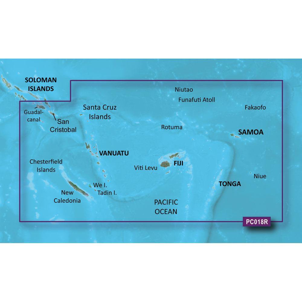 Garmin BlueChart g2 HD - HXPC018R - New Caledonia To Fiji - microSD/SD [010-C0865-20] - Bulluna.com