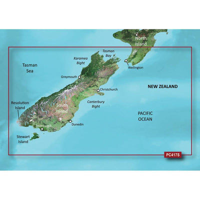 Garmin BlueChart g2 HD - HXPC417S - New Zealand South - microSD/SD [010-C0875-20] - Bulluna.com