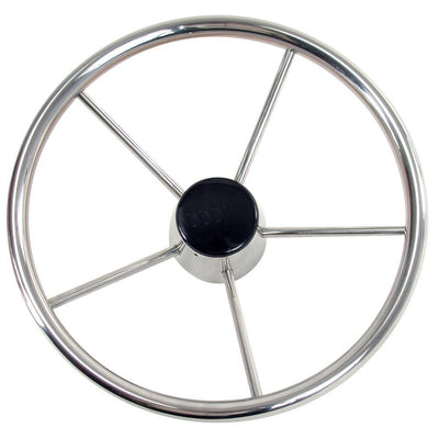 Whitecap Destroyer Steering Wheel - 13-1/2" Diameter [S-9001B] - Bulluna.com