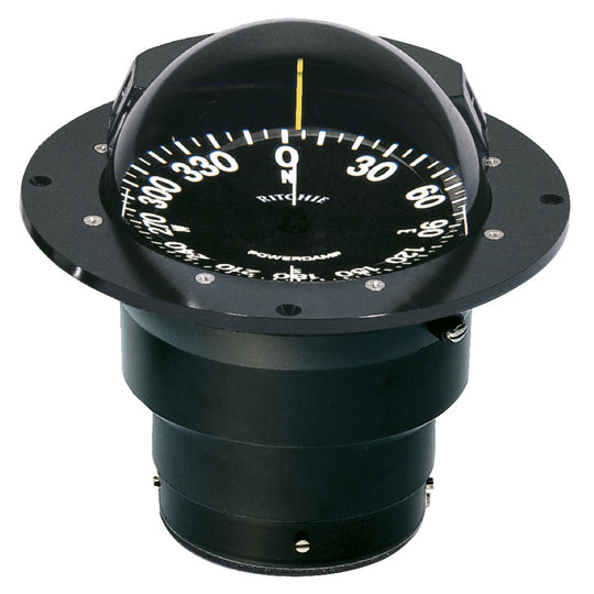 Ritchie FB-500 Globemaster Compass - Flush Mount - Black - 12V - 5 Degree Card [FB-500] - Bulluna.com