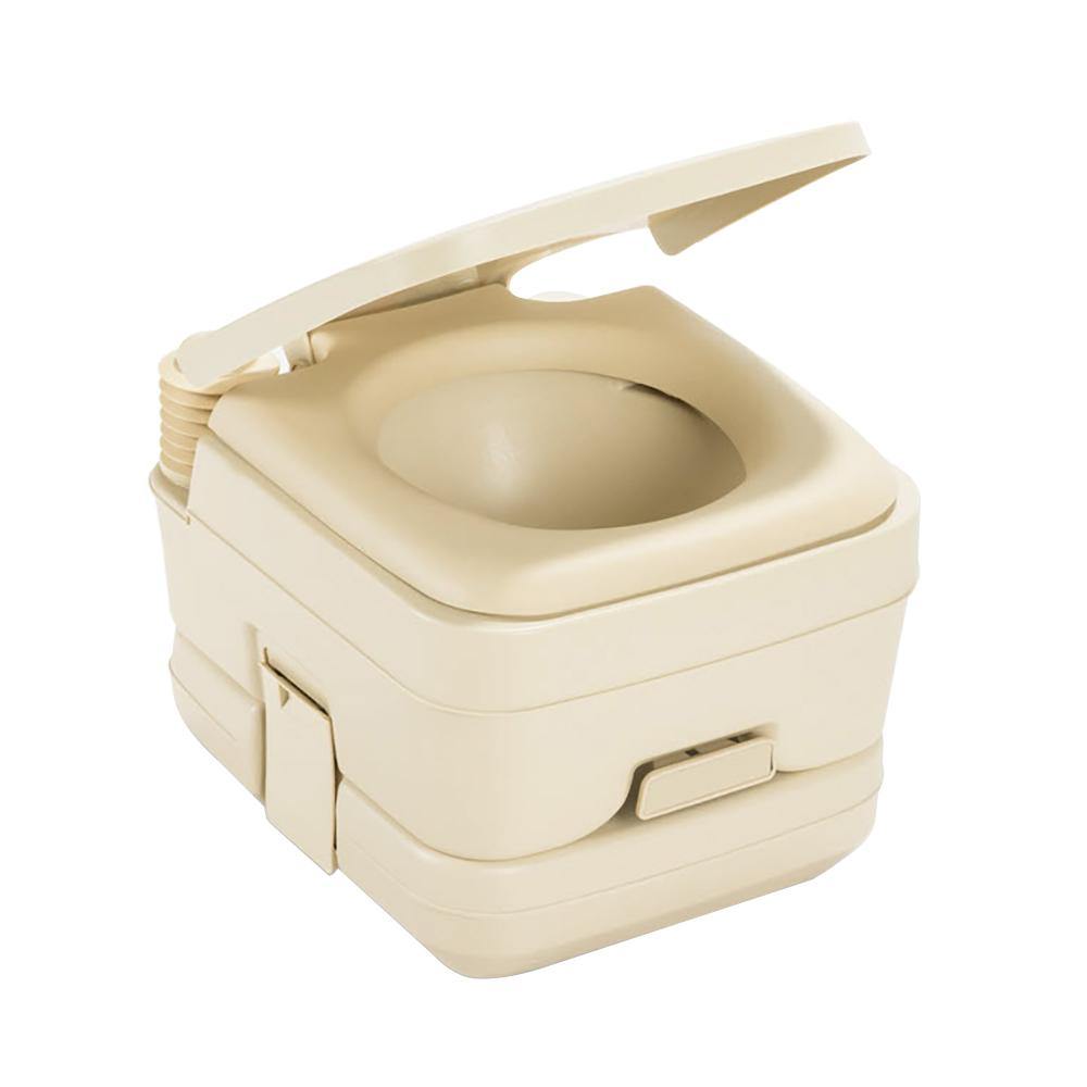 Dometic 964 Portable Toilet w/Mounting Brackets - 2.5 Gallon - Parchment [311096402] - Bulluna.com