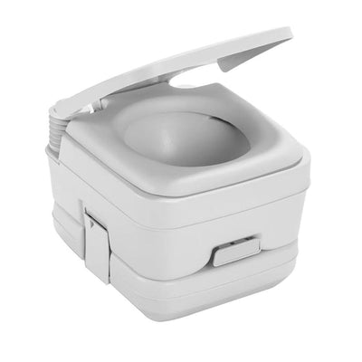 Dometic 964 MSD Portable Toilet w/Mounting Brackets - 2.5 Gallon - Platinum [311196406] - Bulluna.com