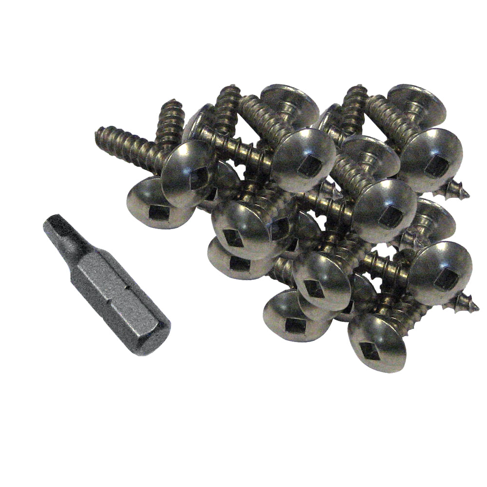 Dock Edge Stainless Steel Profile Fasteners 100 PCS 1" [1006-F] - Bulluna.com