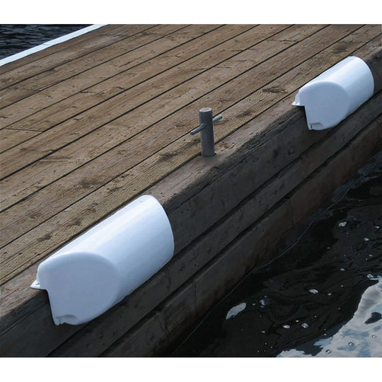 Dock Edge Dolphin Dockside Bumper 7" x 16" Straight - White [DE1060WF]