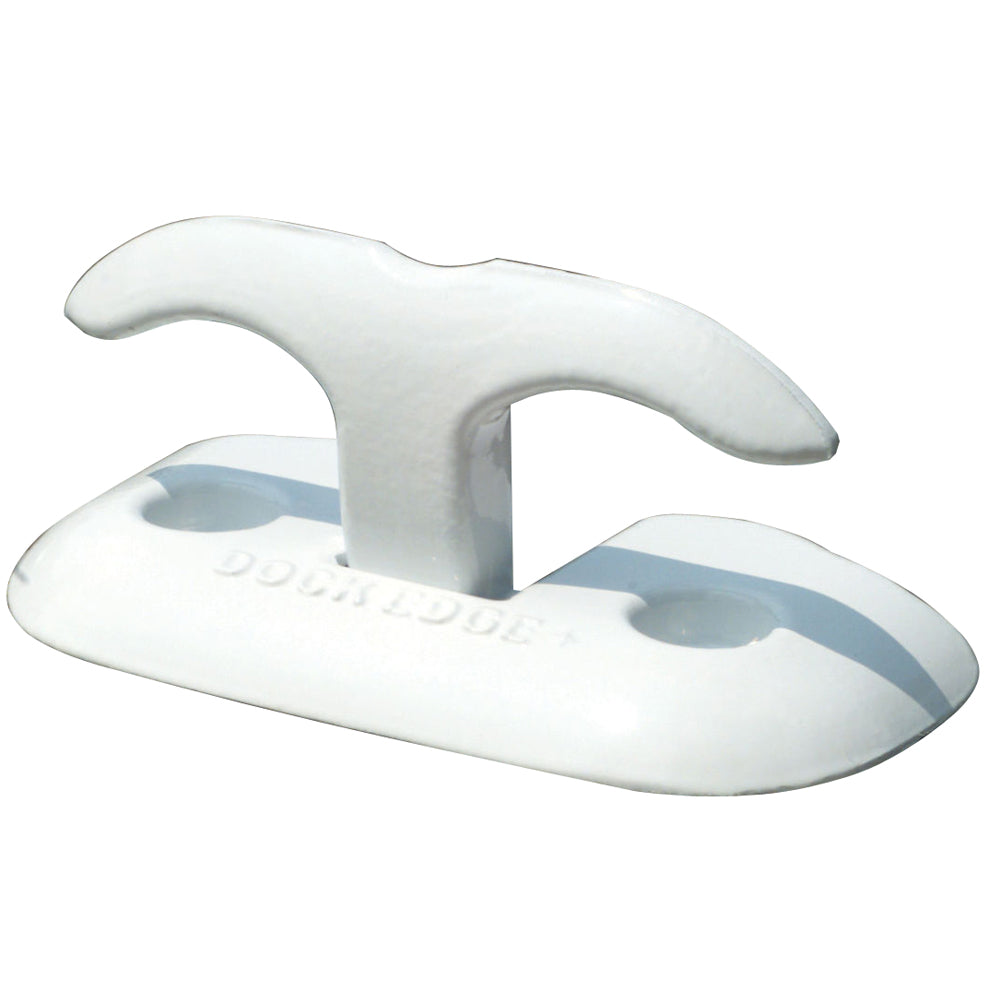Dock Edge Flip Up Dock Cleat 6" White [2606W-F] - Bulluna.com