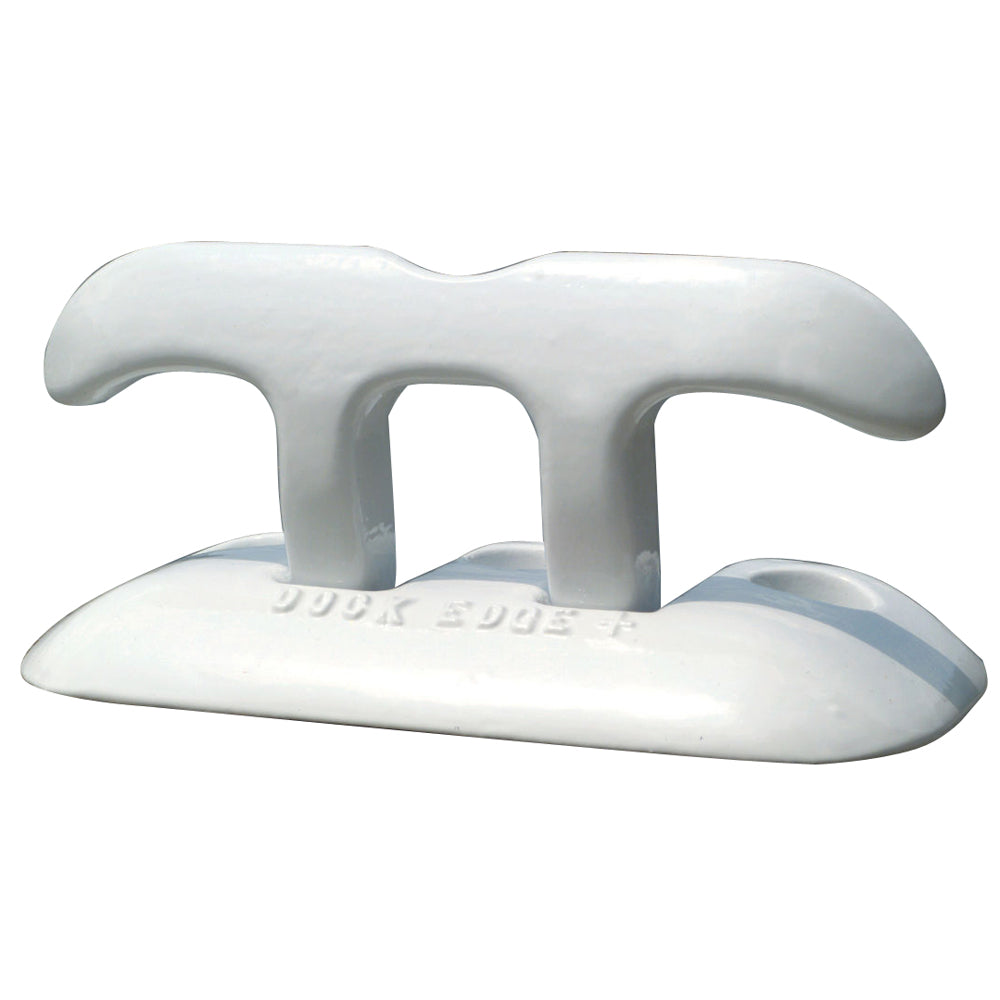 Dock Edge Flip Up Dock Cleat 8" - White [2608W-F] - Bulluna.com