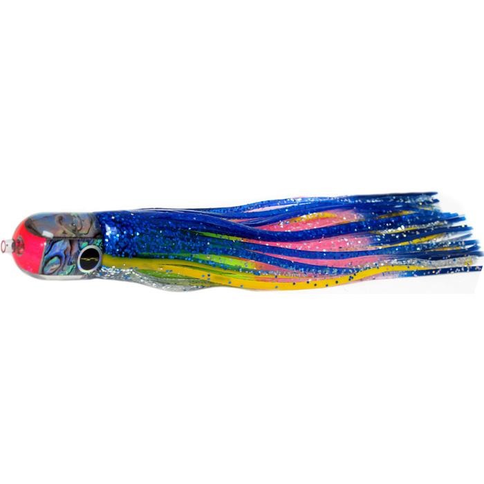 Black Bart Elk Hunt Light Tackle Lure - Blue Yellow/Rainbow - Bulluna.com