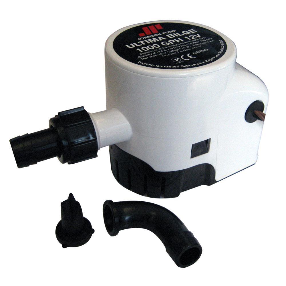 Johnson Pump Ultima Bilge 1000 GPH 3/4" Hose Dura Port [32-47260-003] - Bulluna.com