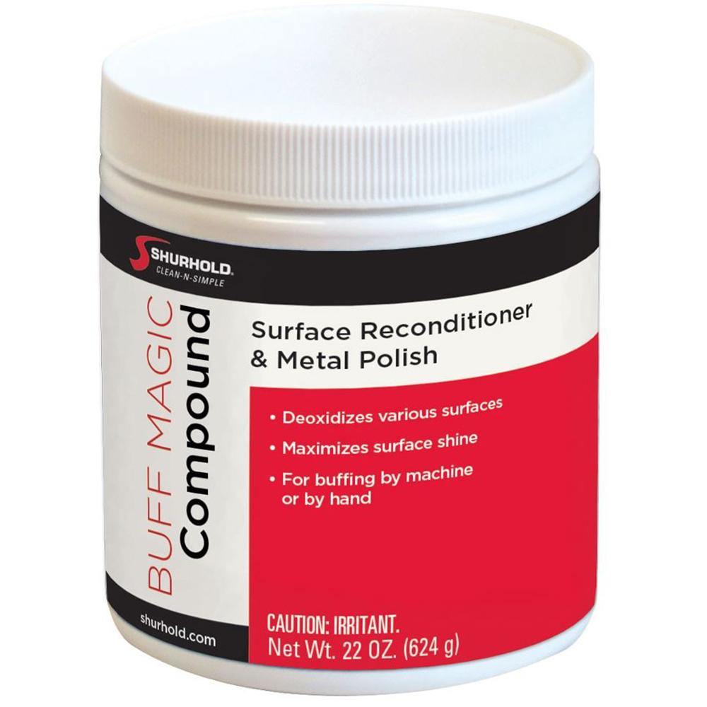 Shurhold Buff Magic Compound Surface Reconditioner  Metal Polish - 22oz [YBP-0101] - Bulluna.com