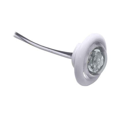 Innovative Lighting LED Bulkhead/Livewell Light "The Shortie" White LED w/ White Grommet [011-5540-7] - Bulluna.com
