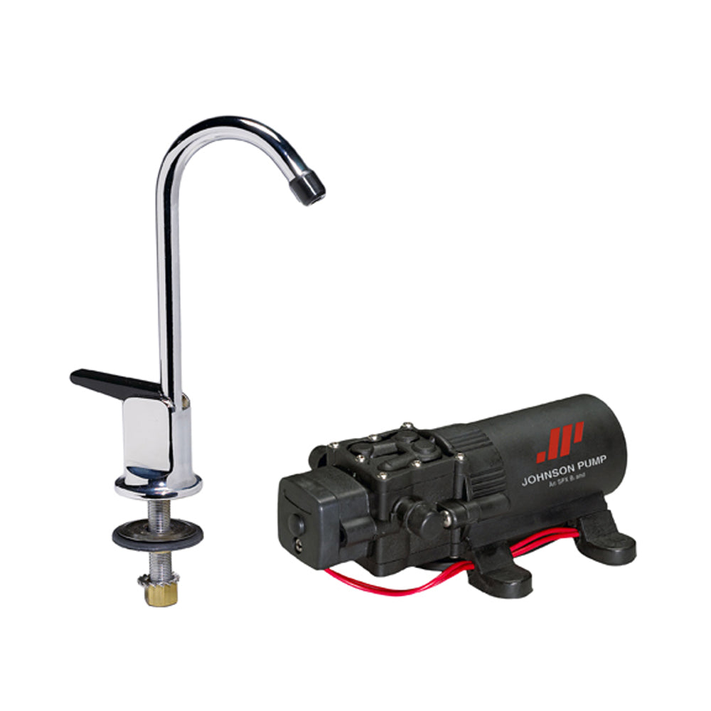 Johnson Pump 1.1 Pump/Faucet Combo 12V [61123] - Bulluna.com