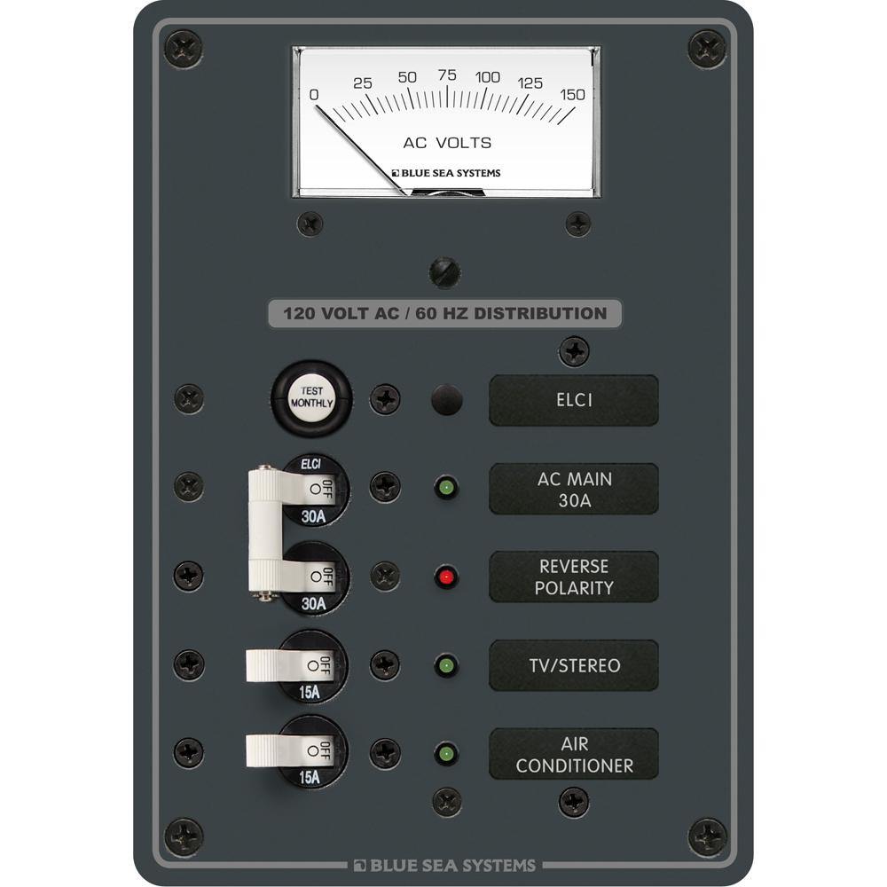 Blue Sea 8102 ELCI GFCI Panel AC 2 Position [8102] - Bulluna.com