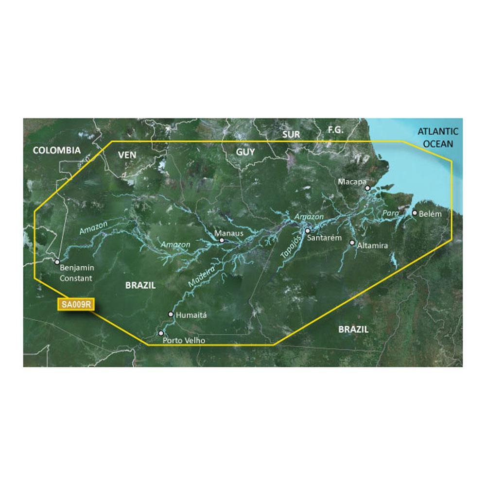 Garmin BlueChart g3 HD - HXSA009R - Amazon River - microSD/SD [010-C1066-20] - Bulluna.com