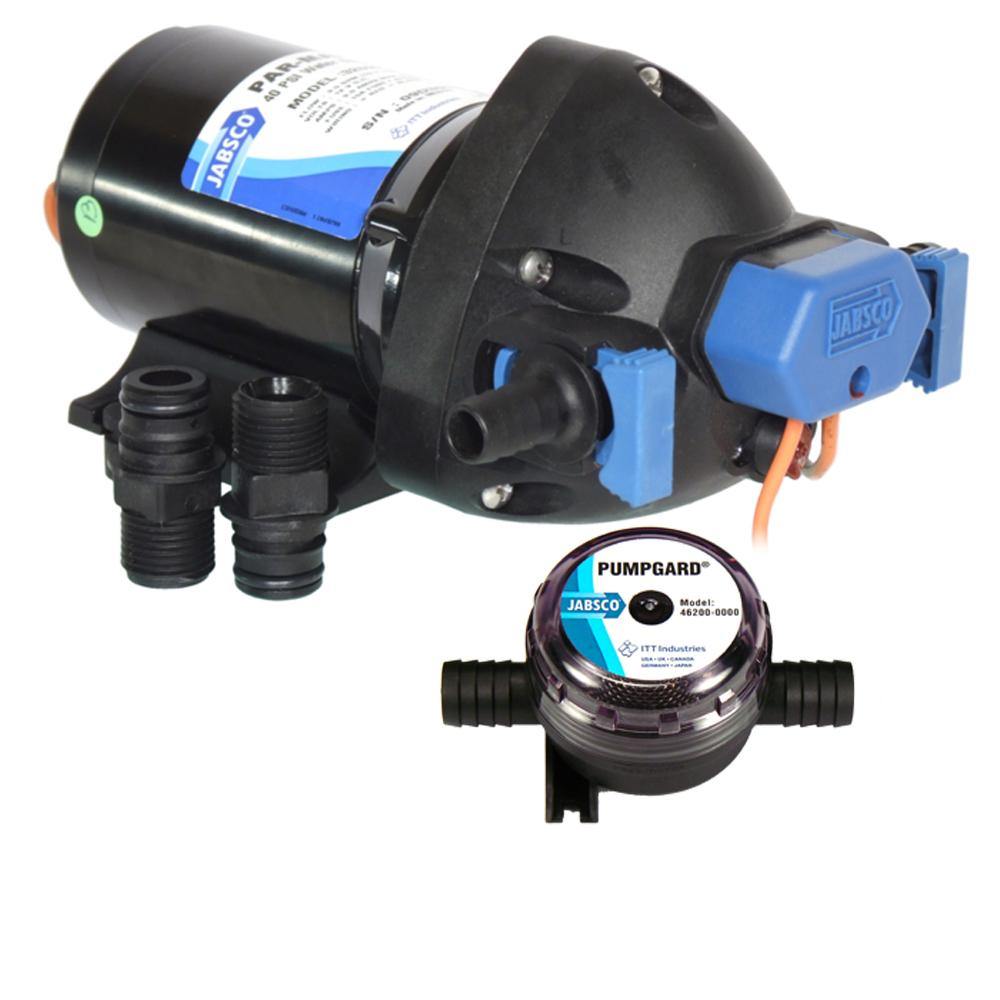 Jabsco Par-Max Shower Drain/General Purpose Pump - 3.5GPM-25psi-12VDC - w/Strainer [32601-0092] - Bulluna.com
