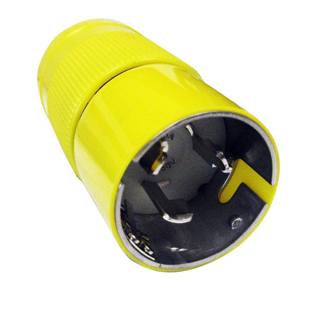 Marinco 6365CRN 50A 125/250V Locking Plug [6365CRN] - Bulluna.com