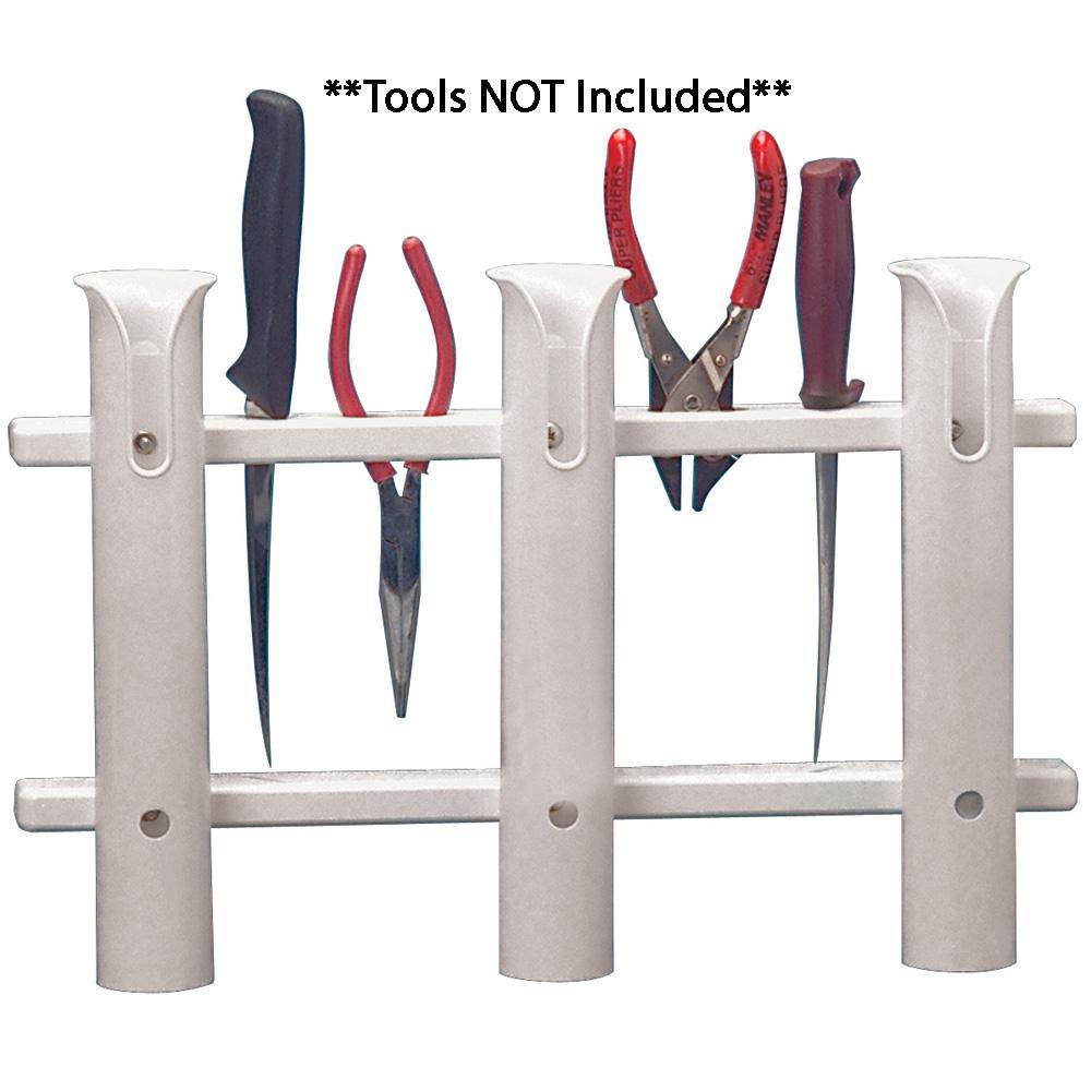 TACO 3-Rod Poly Rod Rack - White [P03-063W] - Bulluna.com