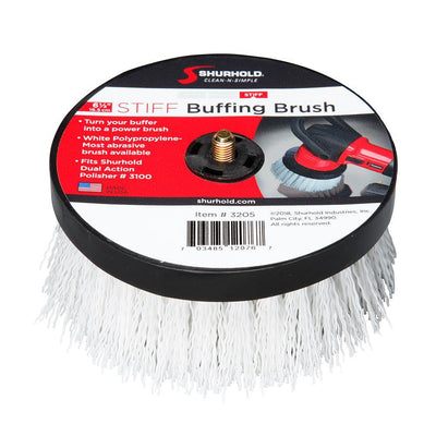 Shurhold 6-1/2" Stiff Brush f/Dual Action Polisher [3205] - Bulluna.com