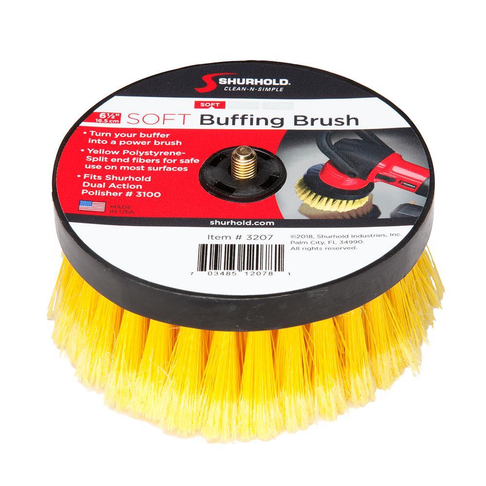 Shurhold 6-1/2" Soft Brush f/Dual Action Polisher [3207] - Bulluna.com