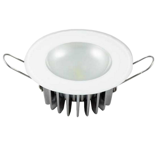 Lumitec Mirage - Flush Mount Down Light - Glass Finish/No Bezel - 4-Color Red/Blue/Purple Non Dimming w/White Dimming [113190] - Bulluna.com
