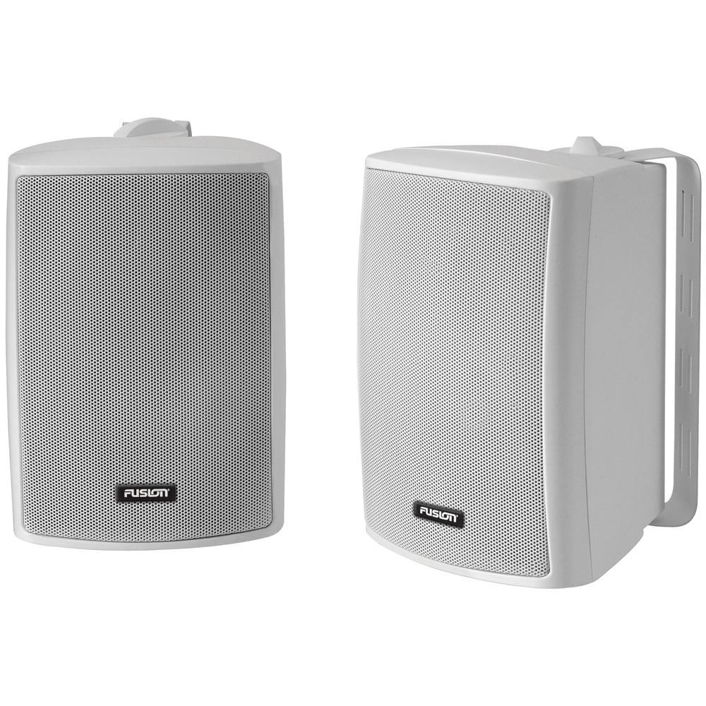 FUSION 4" Compact Marine Box Speakers - (Pair) White [MS-OS420] - Bulluna.com