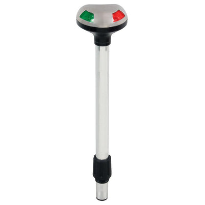 Perko Stealth Series LED Bi-Color 12" Pole Light - Small Threaded Collar - 2 Mile [1619DP2BLK] - Bulluna.com