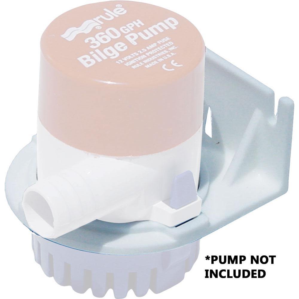 Rule Side Mount Bracket f/360-1100gph Round Pumps [66] - Bulluna.com