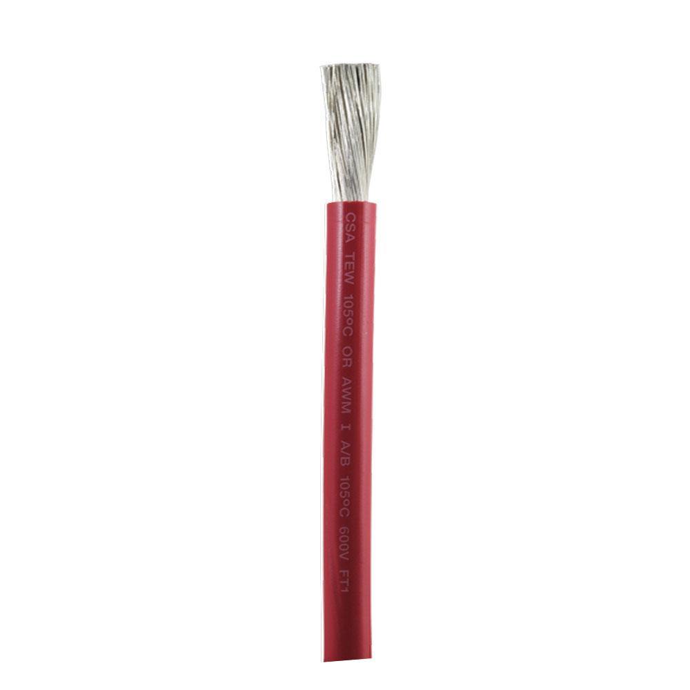 Ancor Red 1/0 AWG Battery Cable - Sold By The Foot [1165-FT] - Bulluna.com