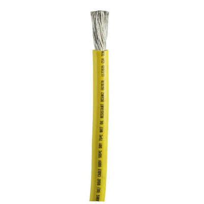 Ancor Yellow 2/0 AWG Battery Cable - Sold By The Foot [1179-FT] - Bulluna.com