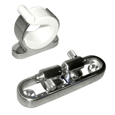 TACO  Stainless Steel Adjustable Reel Hanger Kit w/Rod Tip Holder - Adjusts from 1.875" - 3.875" [F16-2810-1] - Bulluna.com