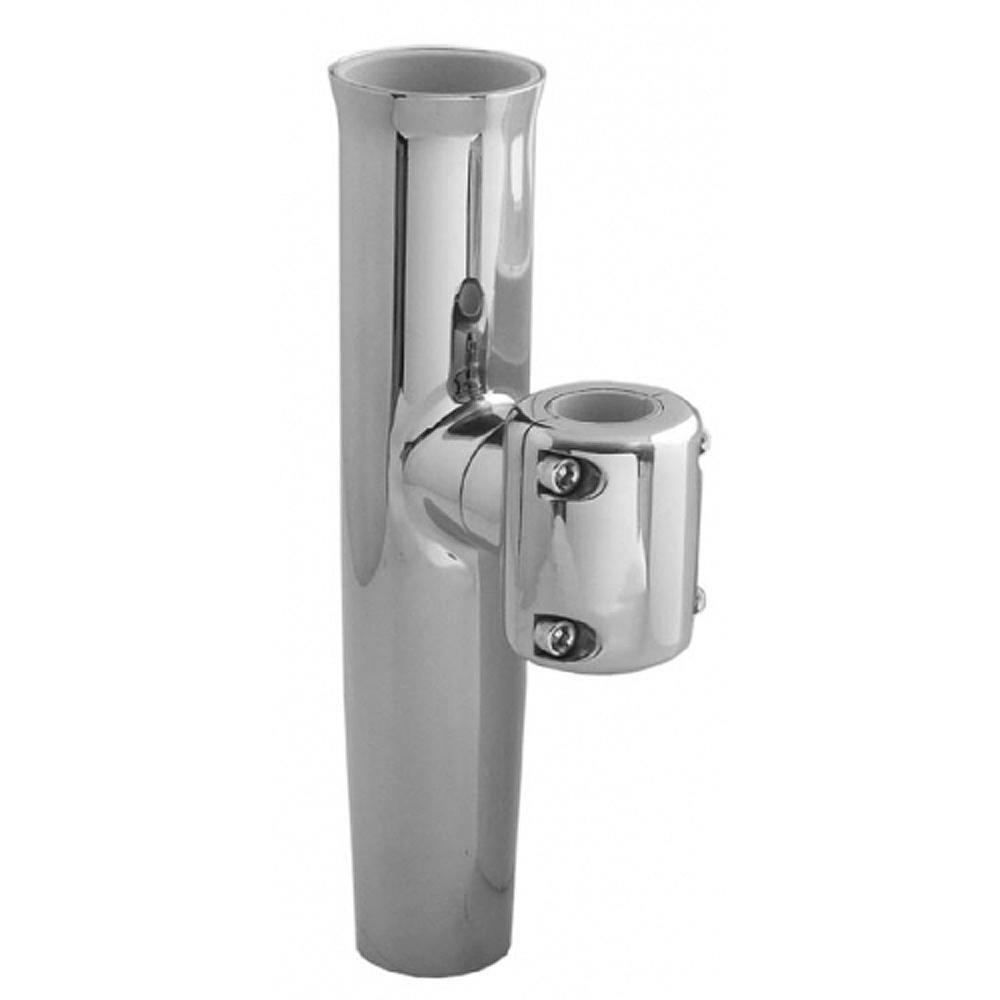 TACO Stainless Steel Clamp-On Adjustable Rod Holder - Fits 1-11/16" & 1-15/16" O.D. Pipe [F16-2630POL-1] - Bulluna.com