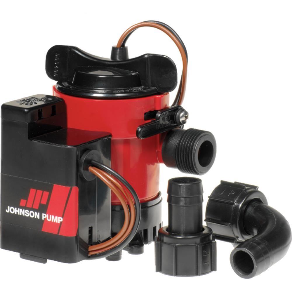 Johnson Pump Cartridge Combo 1000GPH Auto Bilge Pump w/Switch - 12V [05903-00] - Bulluna.com