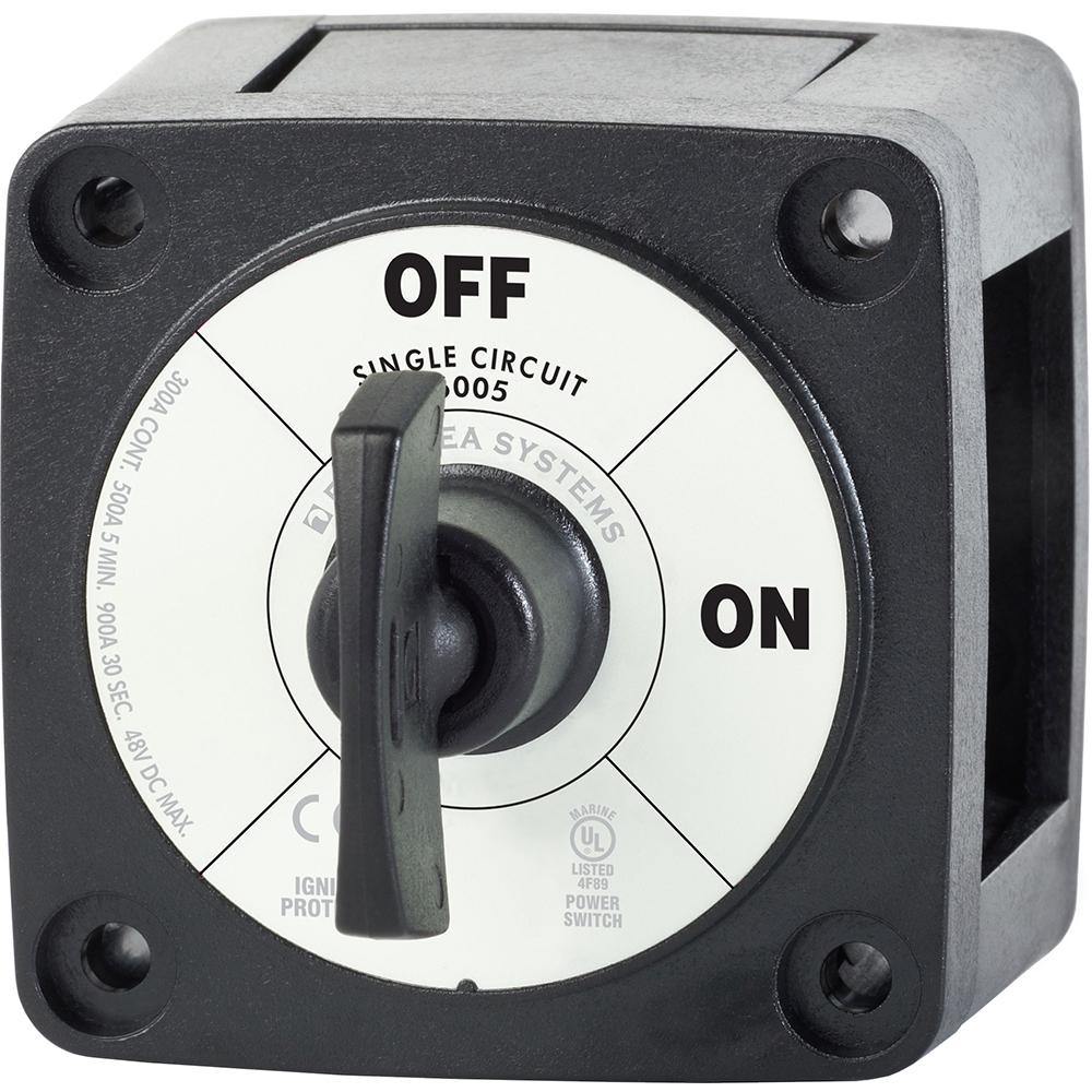 Blue Sea 6005200 Battery Switch Single Circuit ON-OFF - Black [6005200] - Bulluna.com