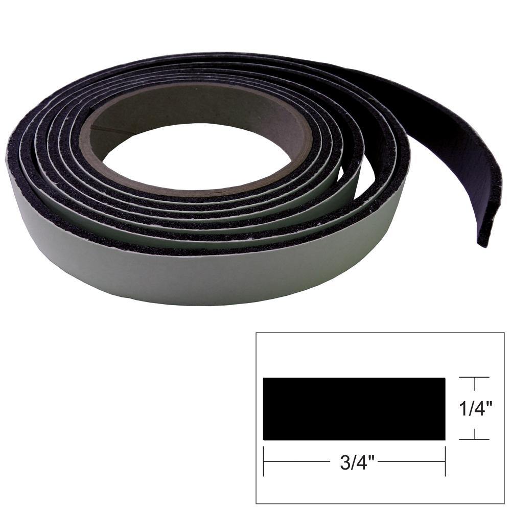 TACO Hatch Tape - 8'L x 1/4"H x "W - Black [V30-0748B8-2] - Bulluna.com