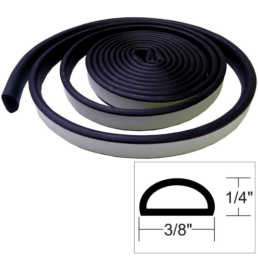 TACO Weather Seal - 10'L x 1/4"H x 3/8"W - Black [V30-1333B10-1] - Bulluna.com