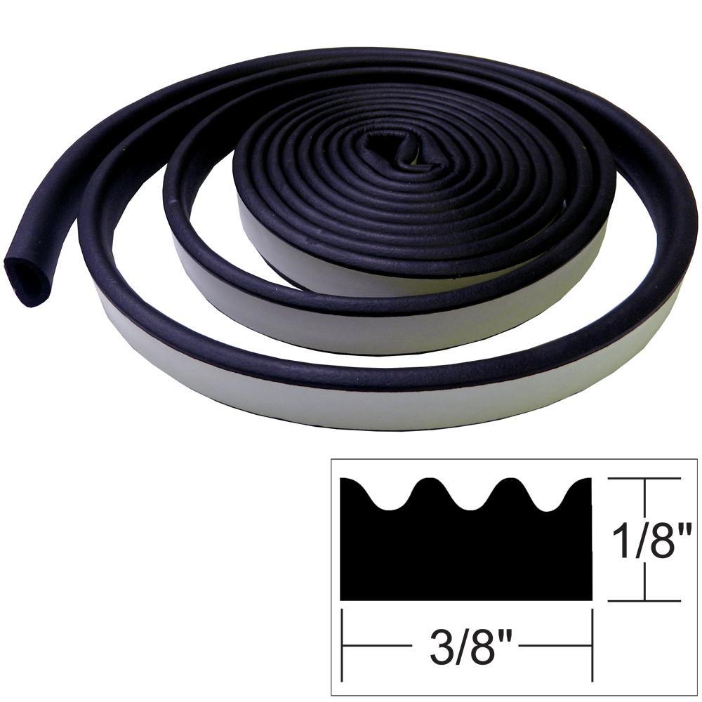TACO Weather Seal - 10'L x "H x 3/8"W - Black [V30-0113B10-1] - Bulluna.com