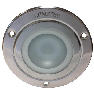 Lumitec Shadow - Flush Mount Down Light - Polished SS Finish - White Non-Dimming [114113] - Bulluna.com
