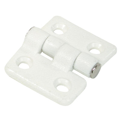 Whitecap Butt Hinge - White Nylon - 1-1/2" x 1-3/8" [S-3035] - Bulluna.com