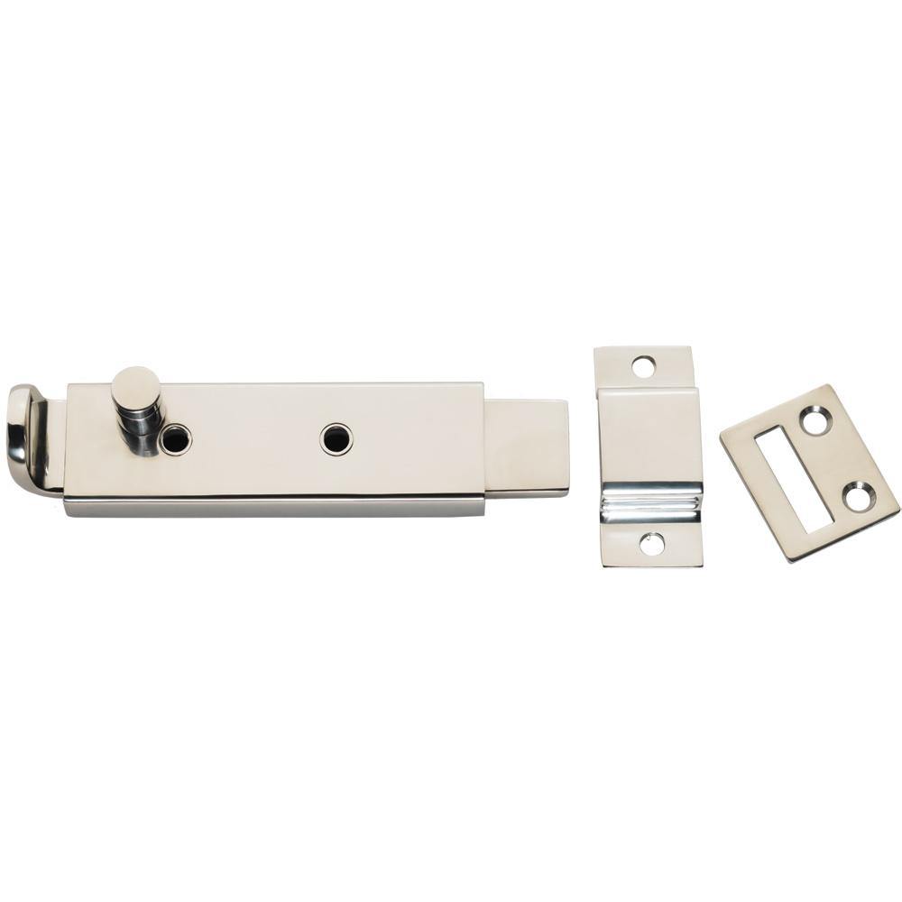 Whitecap Spring Loaded Slide Bolt/Latch - 316 Stainless Steel - 5-5/16" [S-588C] - Bulluna.com