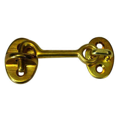 Whitecap Cabin Door Hook - Polished Brass - 2" [S-1401BC] - Bulluna.com
