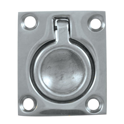 Whitecap Flush Pull Ring - CP/Brass - 1-1/2" x 1-3/4" [S-3360C] - Bulluna.com