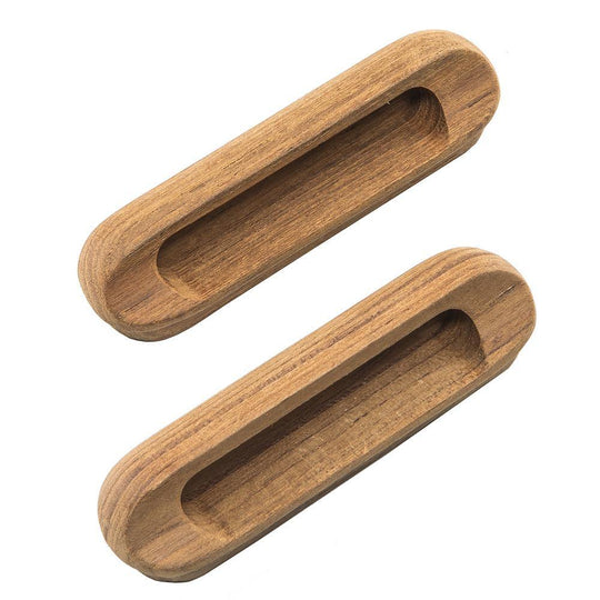 Whitecap Teak Oblong Drawer Pull - 4-1/16"L - 2 Pack [60124-A] - Bulluna.com