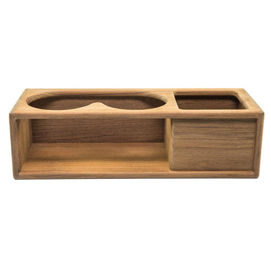 Whitecap Teak Two Insulated Drink/Binocular Rack w/Tray [62616] - Bulluna.com
