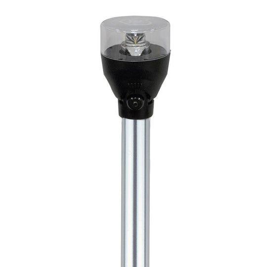 Attwood LED Articulating All Around Light - 36" Pole [5530-36A7] - Bulluna.com