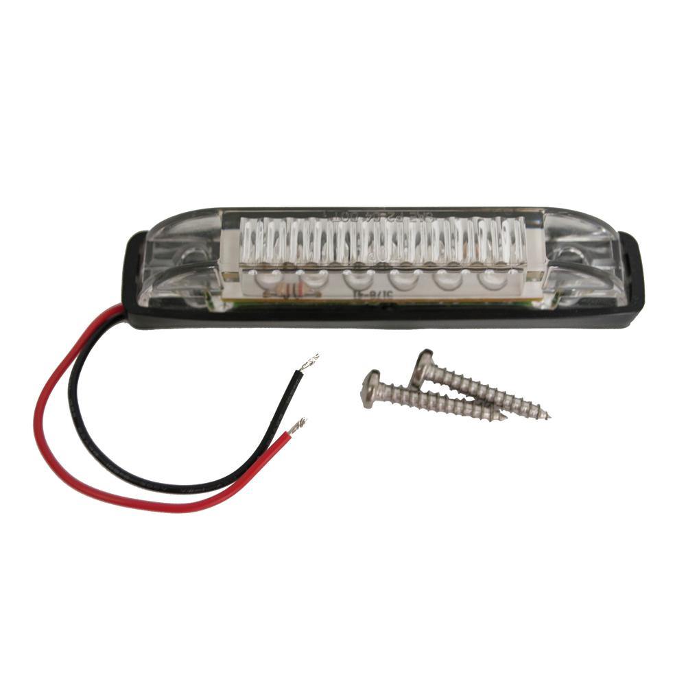 Attwood 4" LED Utility Courtesy Light - 12V [6355W7] - Bulluna.com