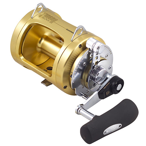 Shimano Tiagra A TI50WLRSA Big Game 50 Wide Two-Speed Conventional Reel - Bulluna.com