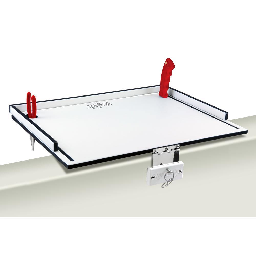 Magma Econo Mate Bait Filet Table - 20" - White/Black [T10-310B] - Bulluna.com