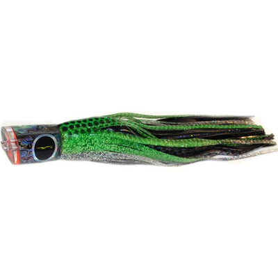 Black Bart Bad Guy Medium Tackle Lure - Green Dot/Black Dot - Bulluna.com