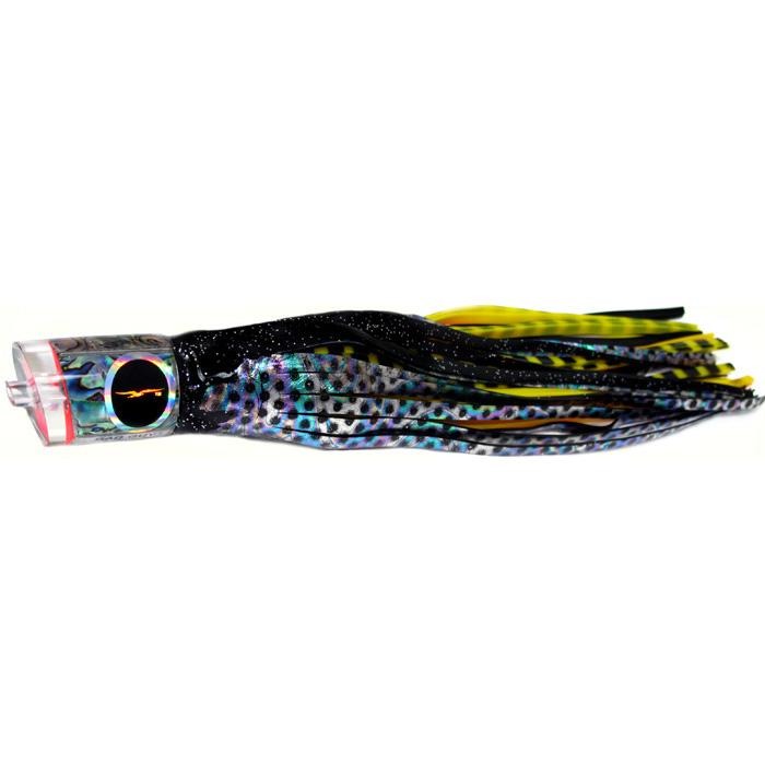 Black Bart Bad Guy Medium Tackle Lure - Black Dot/Yellow Black Tiger - Bulluna.com