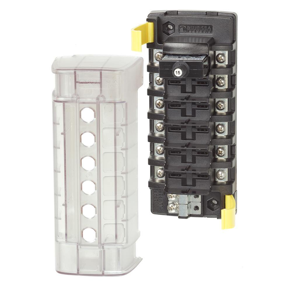 Blue Sea 5050 ST CLB Circuit Breaker Block - 6 Position [5050] - Bulluna.com
