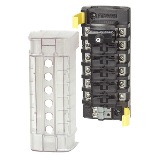 Blue Sea 5050 ST CLB Circuit Breaker Block - 6 Position [5050] - Bulluna.com